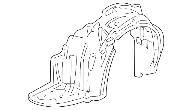 74101-S5B-000 Деталь FENDER, R. FR. (INNER)