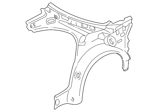 T00170110D Деталь INNER PANEL, RIGHT