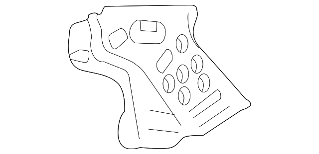 T00170120 Деталь SUSP SUPPORT, RIGHT
