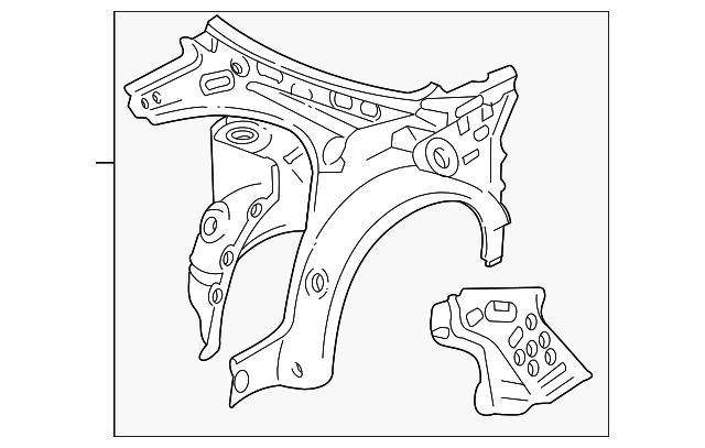 T0Y170100C Деталь INNER PANEL ASSY, RIGHT