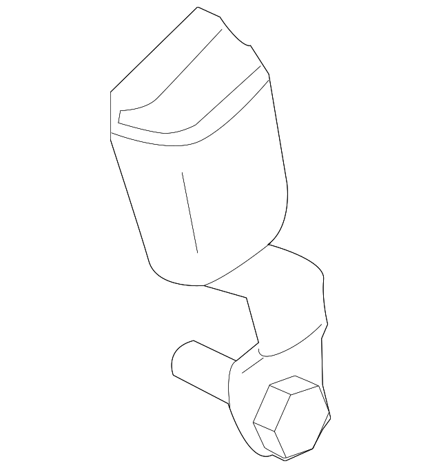 888421LA0A Деталь BUCKLE, LEFT