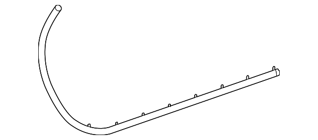 10448623 Деталь LOWER W'STRIP, LEFT