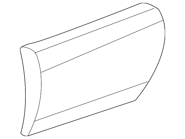 15224387 Деталь DOOR SHELL, RIGHT