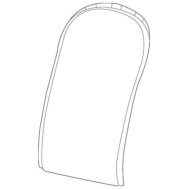 1YT18JXWAA Деталь SEAT BACK COVER, RIGHT