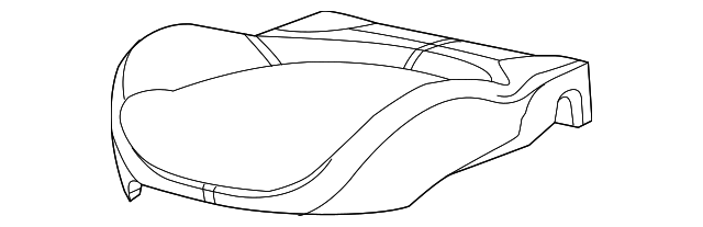 68164443AA Деталь SEAT CUSHION PAD, LEFT