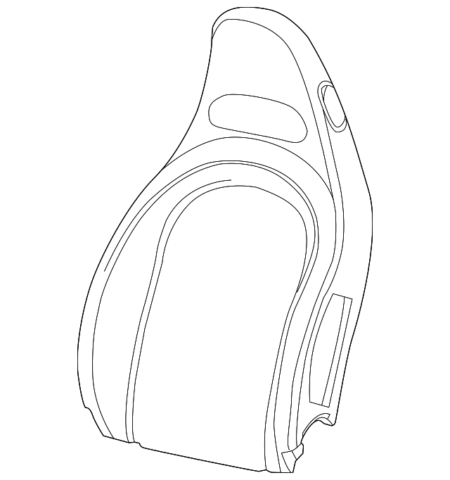 68164441AA Деталь SEAT BACK PAD, LEFT