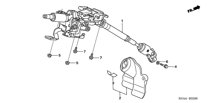 CHASSIS/STEERING COLUMN for 2006 Honda CIVIC SEDAN #1