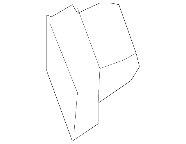 4C3Z-16A454-A STEP END CAP, RIGHT
