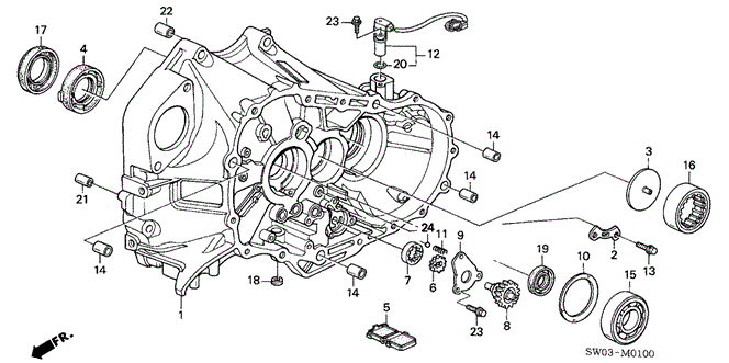 NSX MT CLUTCH HOUSING