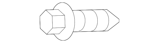 90119-06833 HINGE UPPER BOLT, RIGHT