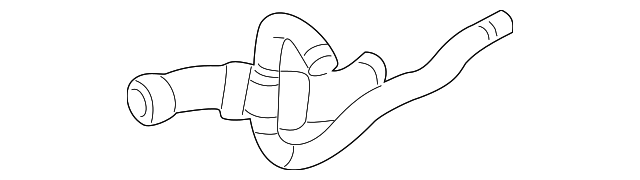 YL8Z-8286-AE Деталь LOWER HOSE