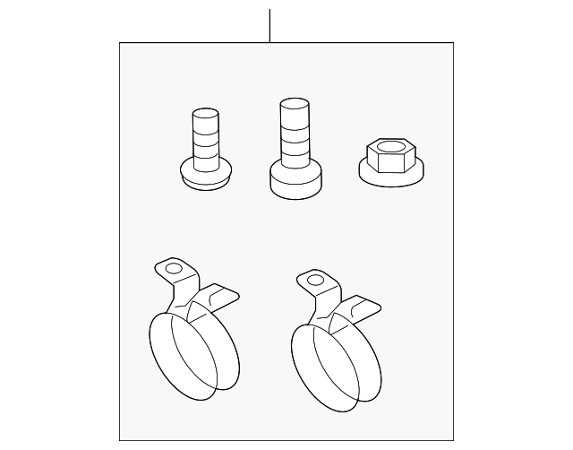 1C0-075-711-B Деталь SPLASH GUARD KIT MOUNT KIT