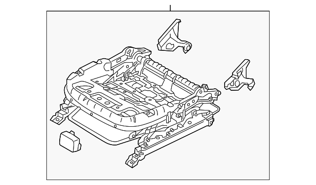 88600-3X550-RY SEAT TRACK