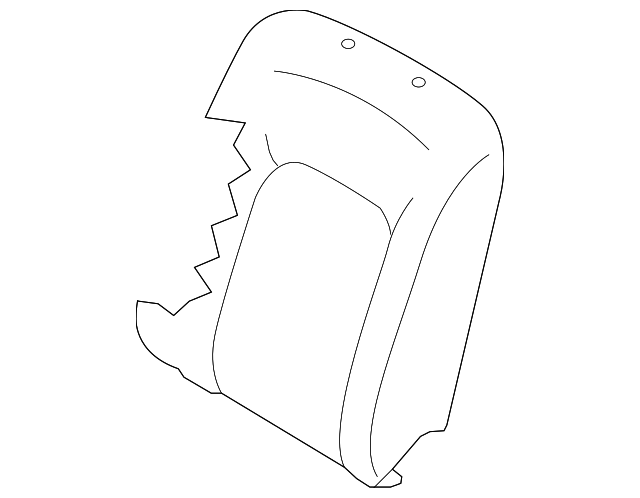 87670-1AJ0A Деталь SEAT BACK COVER, RIGHT