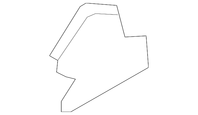 87555-1AB0B Деталь INNER COVER, LEFT