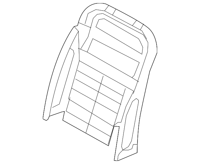 87651-1AB0A Деталь SEAT BACK FRAME, LEFT