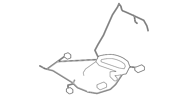 87021-1AF2A Деталь HARNESS, LEFT