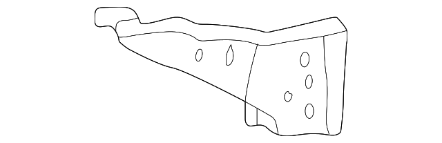 61145-06010 Деталь HINGE PILLAR GUSSET, RIGHT