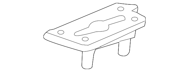 22789068 HINGE PLR REINF BAFFLE, LEFT