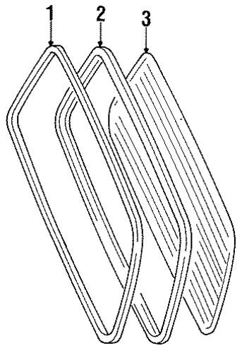 Cabrio GLASS & HARDWARE - BACK