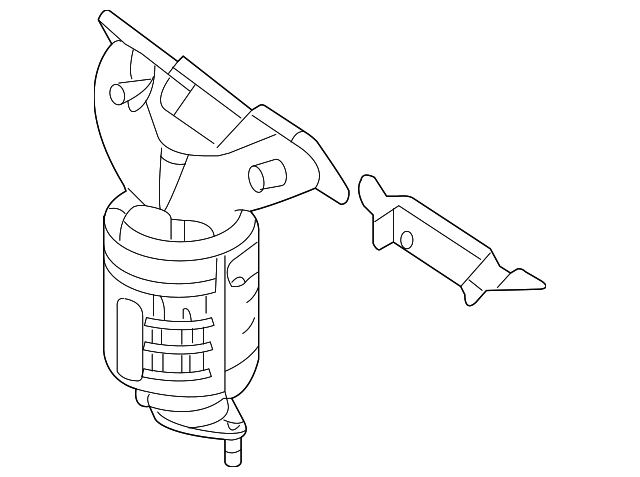 28510-3CZL0 Деталь EXHAUST MANIFOLD, RIGHT