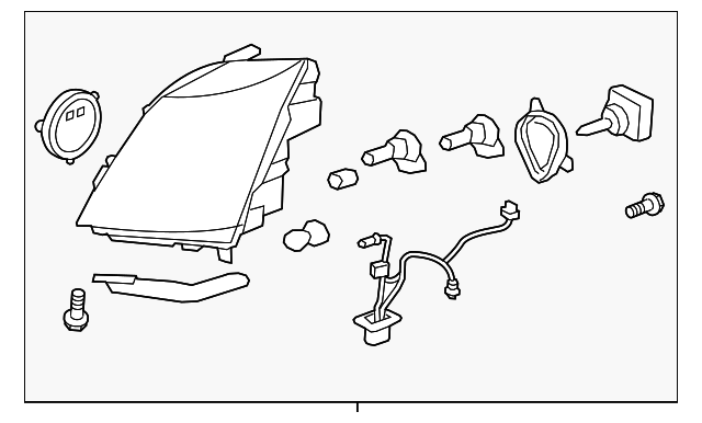 25962478 Деталь HEADLAMP ASSY, LEFT
