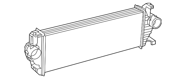 55038004AD Деталь INTERCOOLER