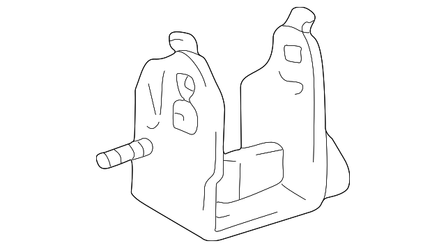 12325-15080 Деталь SIDE MOUNT BRACKET