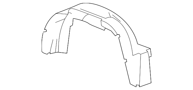 8258945470 Деталь WHEELHOUSE LINER, LEFT
