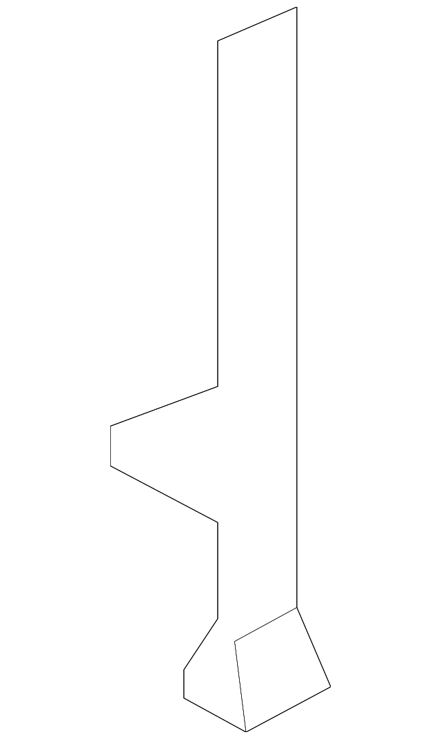 62042-JF01A Деталь REINF BEAM BRACKET, LEFT