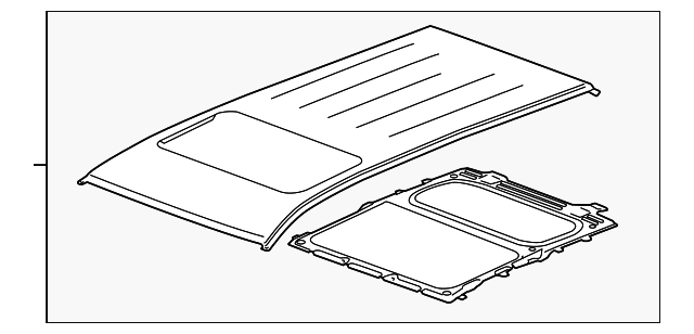 22938356 Деталь ROOF PANEL
