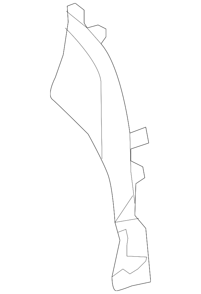 84780-4Z100-NBC Деталь LOWER MOLDING, LEFT