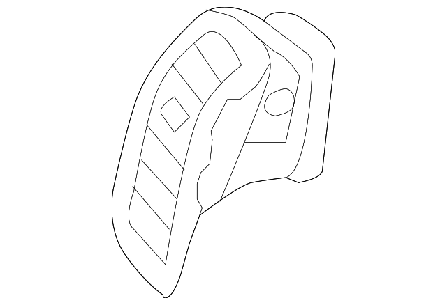 97410-4Z000-RJ5 Деталь AIR VENT GRILLE, LEFT