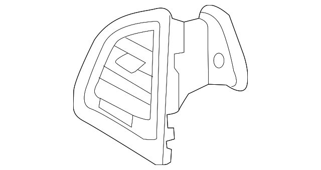 97405-4Z000-NN2 Деталь AIR VENT GRILLE, LEFT