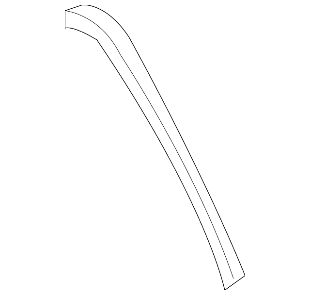 75573-0R010 Деталь GLASS MOLDING, RIGHT