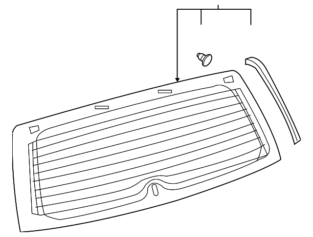 68105-0R010 Деталь DOOR GLASS