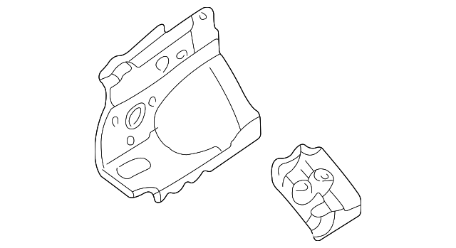 LD47-54-220B Деталь FRONT PANEL, LEFT