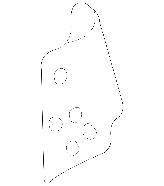 LC62-54-352A Деталь INNER REINF, LEFT