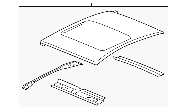 89024067 Деталь ROOF PANEL