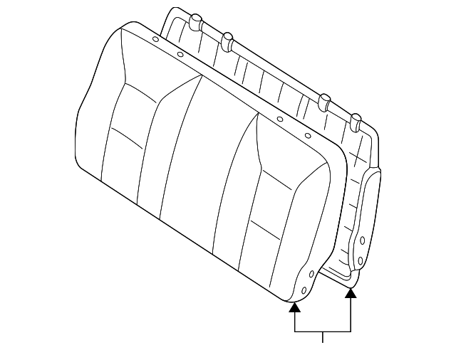 89600-7B121 Деталь SEAT BACK ASSY