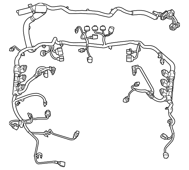 4L0-971-610-CT Деталь ENGINE HARNESS