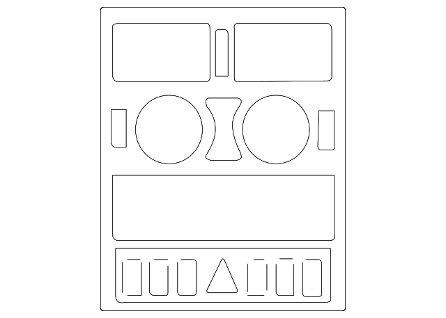 170-680-09-36-7600 Деталь TRIM BEZEL