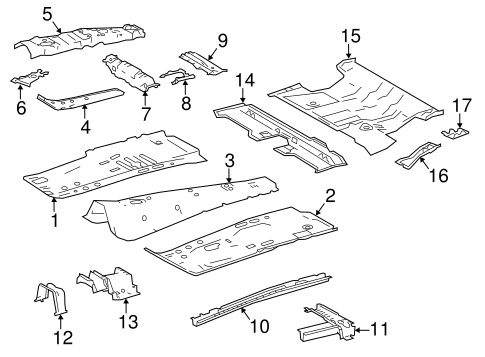 RAV4 FLOOR & RAILS