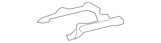 58139-42010 Деталь CROSSMEMBER PLATE, RIGHT