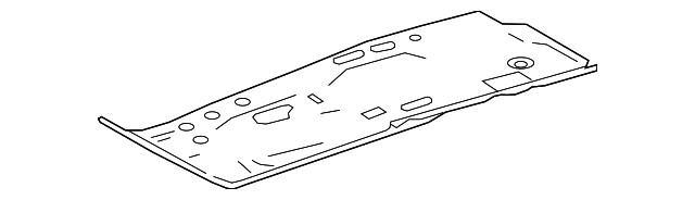58112-0R011 Деталь FRONT FLOOR PAN, LEFT