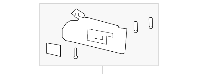 25925246 SUNVISOR, LEFT