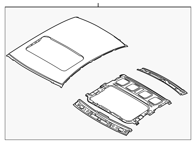 67110-A7030 Деталь ROOF PANEL
