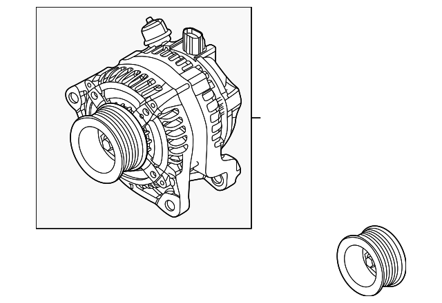 BC3Z-10346-C Деталь ALTERNATOR