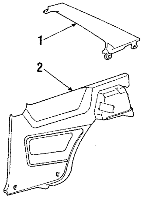 Colt INTERIOR TRIM - QUARTER PANELS
