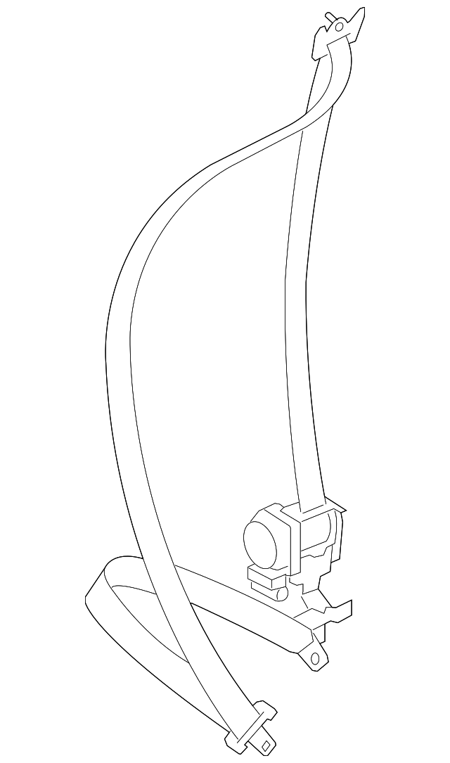 64621XA00AEU Деталь SEAT BELT ASSY, RIGHT